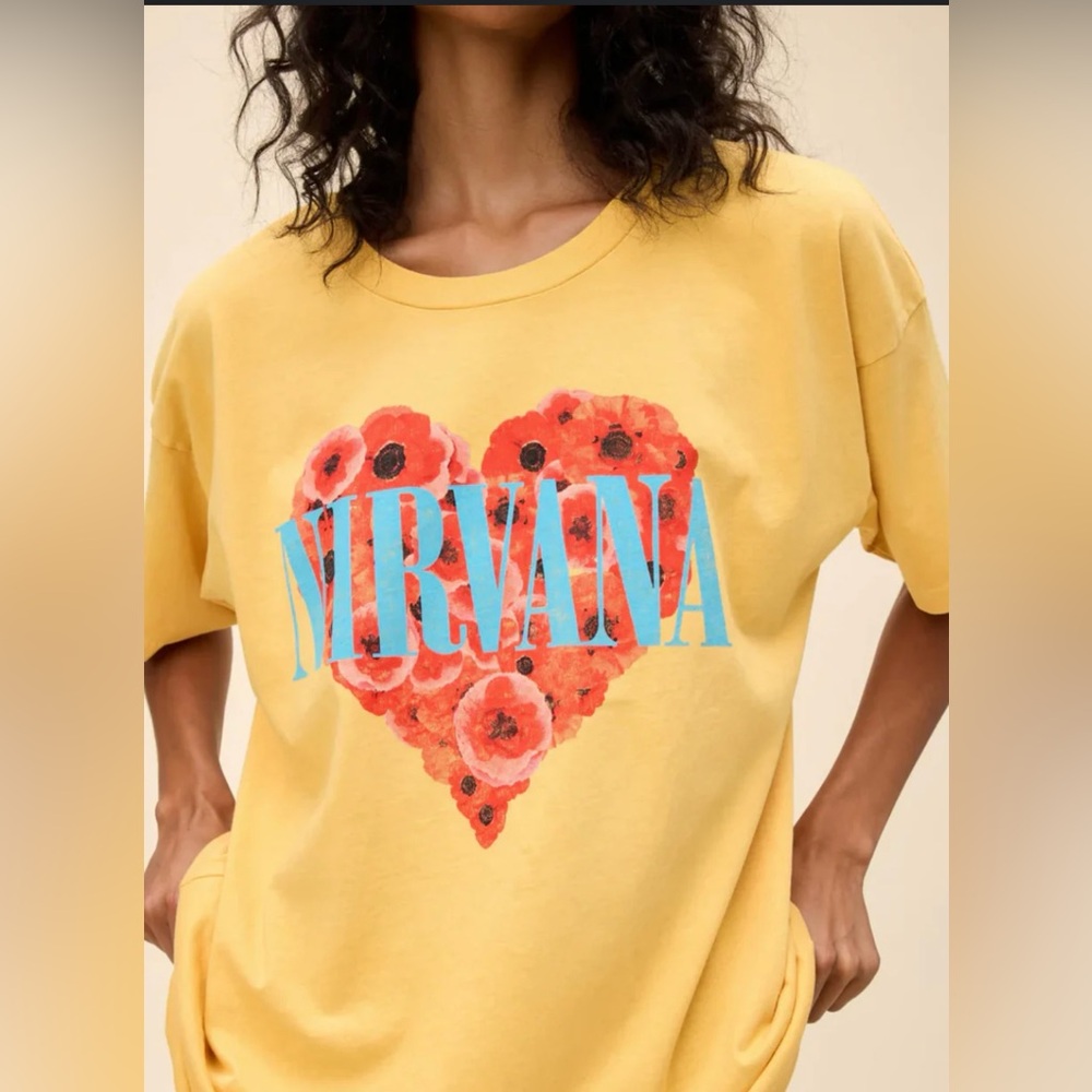 Daydreamer Yellow Nirvana Graphic T-Shirt
